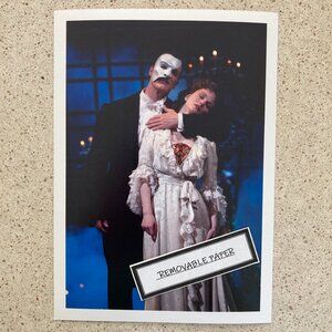 The Phantom of the Opera & Christine Daae Photo 5”X7” Broadway Color Aug 2007